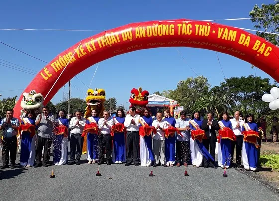 Cà Mau: Thông xe kỹ thuật đường về Khu di tích lịch sử quốc gia Hòn Đá Bạc