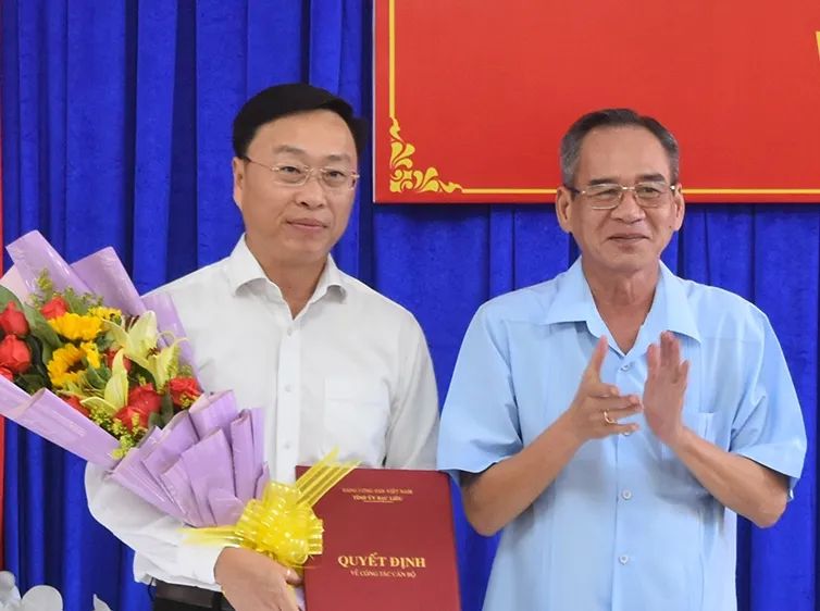 Ông Huỳnh Hữu Trí giữ chức Bí thư Thành ủy Bạc Liêu