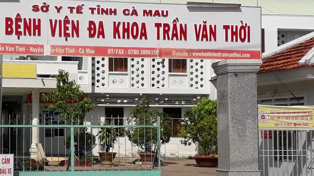 Bệnh viện Đa khoa Trần Văn Thời, nơi bác sĩ T.C.K. công tác được hơn 3 năm rồi tự ý nghỉ việc
