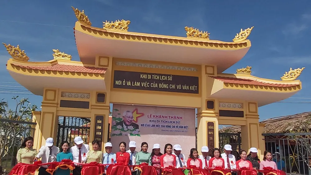 Khánh thành Khu di tích Nơi ở và làm việc của đồng chí Võ Văn Kiệt tại U Minh