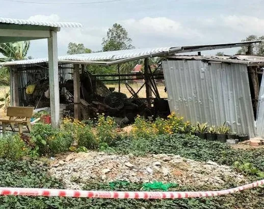 Bạc Liêu: Nghi nổ đạn cối trong nhà kho, một người tử vong tại chỗ