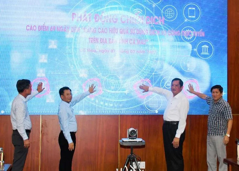 Cà Mau: 69 ngày đêm Nâng cao hiệu quả sử dụng dịch vụ công trực tuyến