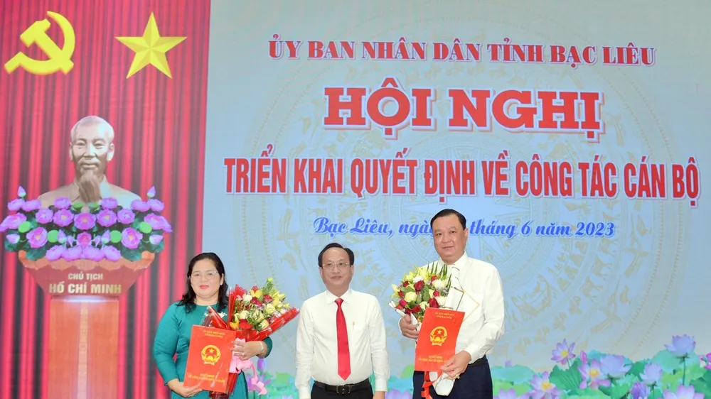Bạc Liêu: Sở Kế hoạch-Đầu tư, Sở Tài chính có tân Giám đốc