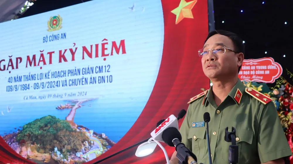 Bộ Công an kỷ niệm 40 năm thắng lợi Kế hoạch phản gián CM12