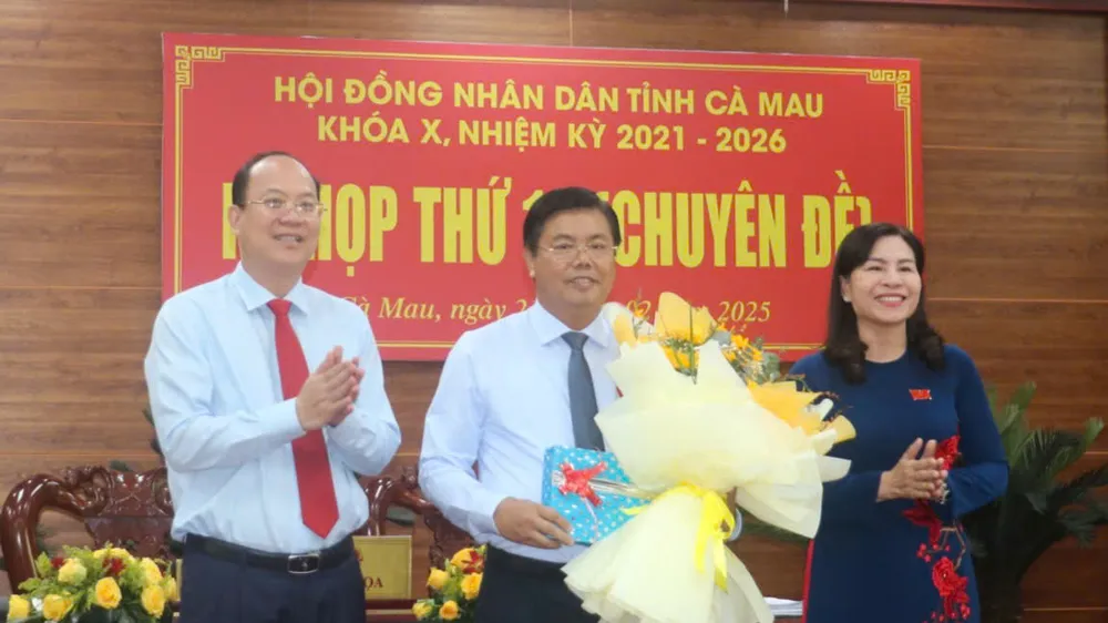 Ông Nguyễn Tiến Hải thôi làm Chủ tịch HĐND tỉnh Cà Mau