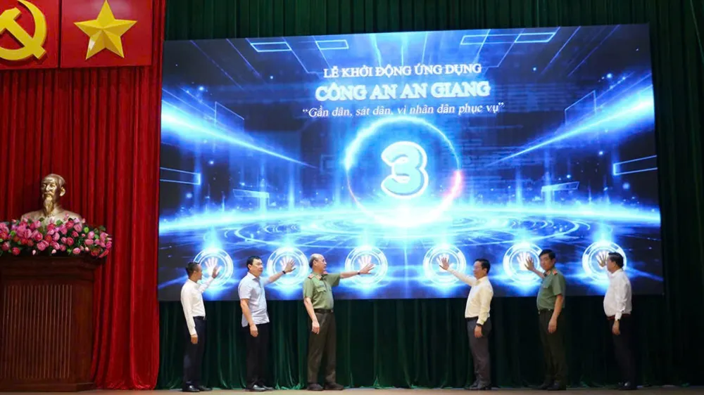 Ra mắt ứng dụng Công an An Giang, thêm kênh tương tác với nhân dân