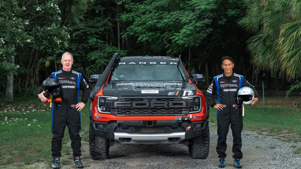 Ford Ranger Raptor Thế hệ mới lần đầu tiên tham gia Giải đua xuyên Quốc gia châu Á 2023