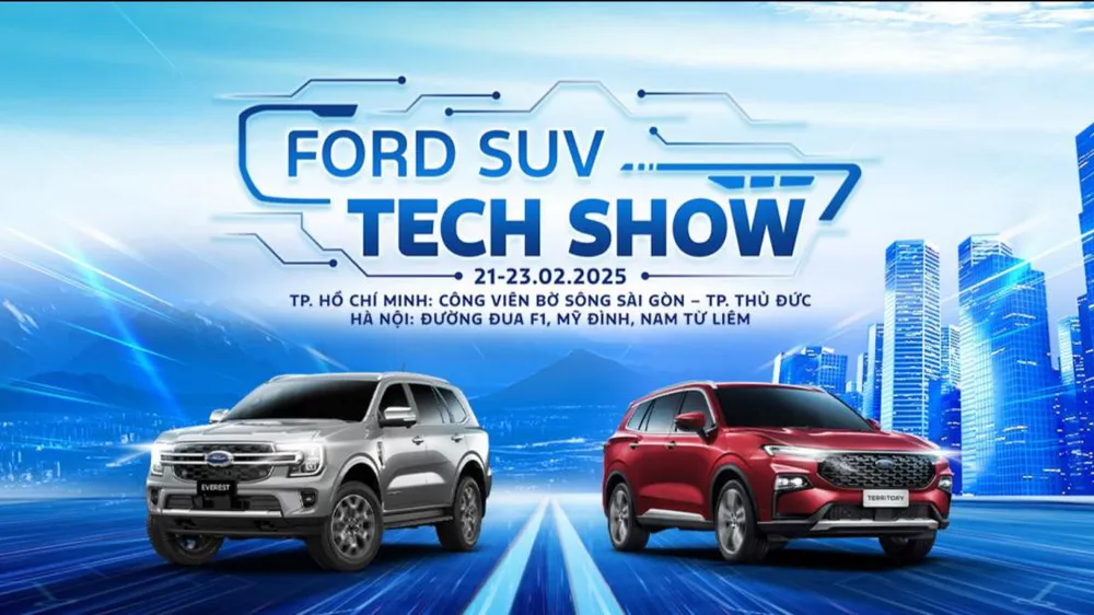 Ford Việt Nam và hệ thống đại lý triển khai chương trình lái thử “Ford SUV Tech Show 2025”