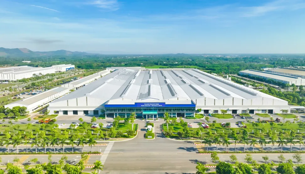 Trung tâm Cơ khí Thaco Industries có quy mô hàng đầu Việt Nam với tổng vốn đầu tư hơn 400 triệu USD.