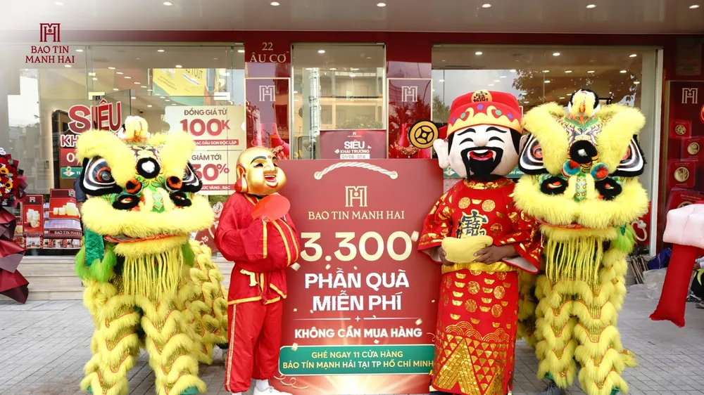 Bảo Tín Mạnh Hải tưng bừng khai trương với 3.300 phần quà miễn phí mỗi ngày