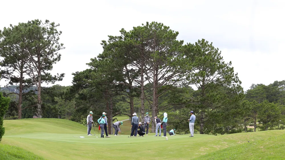 Sân golf Đà Lạt do Công ty CP Hoàng gia ĐL đầu tư (ẢNH: VĂN PHONG)