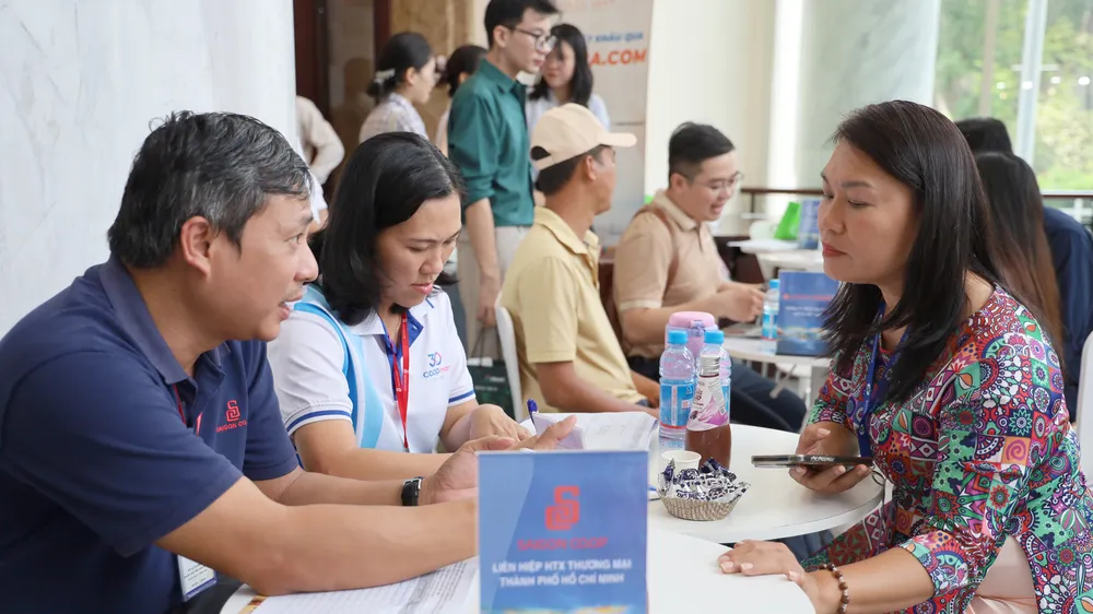 Saigon Co.op kết nối trực tiếp với doanh nghiệp các địa phương tại Hội nghị kết nối đầu tư và hợp tác phát triển giữa TPHCM với các tỉnh, thành Đông Nam bộ và ĐBSCL (ẢNH: PHÚ QUỐC)