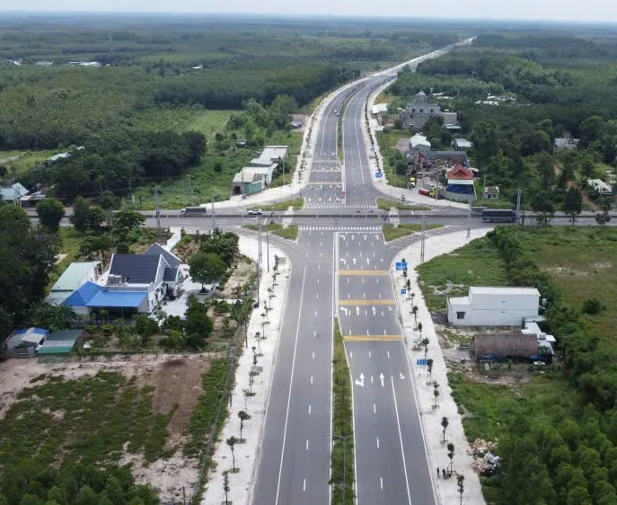 Tuyến đường tạo lực Bắc Tân Uyên - Phú Giáo - Bàu Bàng vừa được đưa vào sử dụng