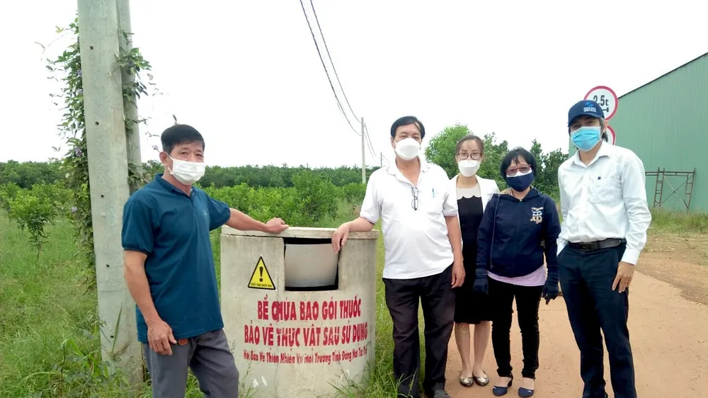 Vedan Việt Nam đồng hành xây 24 bể chứa bao gói thuốc bảo vệ thực vật đã qua sử dụng 