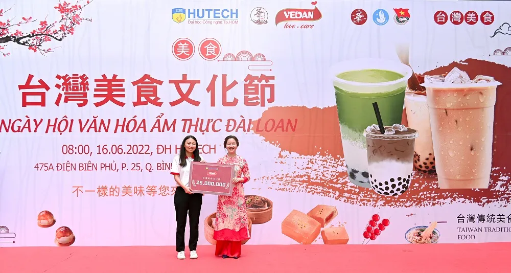 Vedan Việt Nam đồng hành cùng “Ngày hội Văn hóa Ẩm thực Đài Loan” tại trường Đại học Hutech TP.HCM