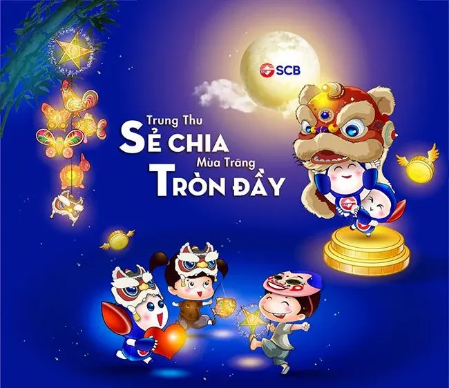 Cùng SCB đón “Trung thu sẻ chia - Mùa trăng tròn đầy"