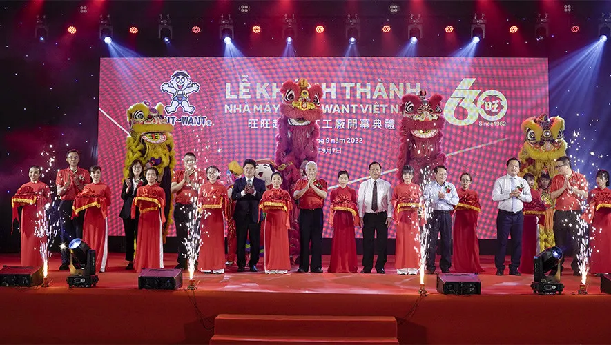 Khánh thành Nhà máy Want Want Việt Nam