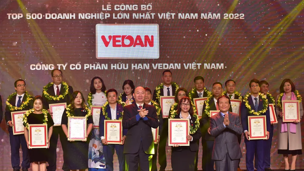 10 năm liên tiếp Vedan Việt Nam có mặt trong danh sách “Top 500 Doanh nghiệp lớn nhất Việt Nam”