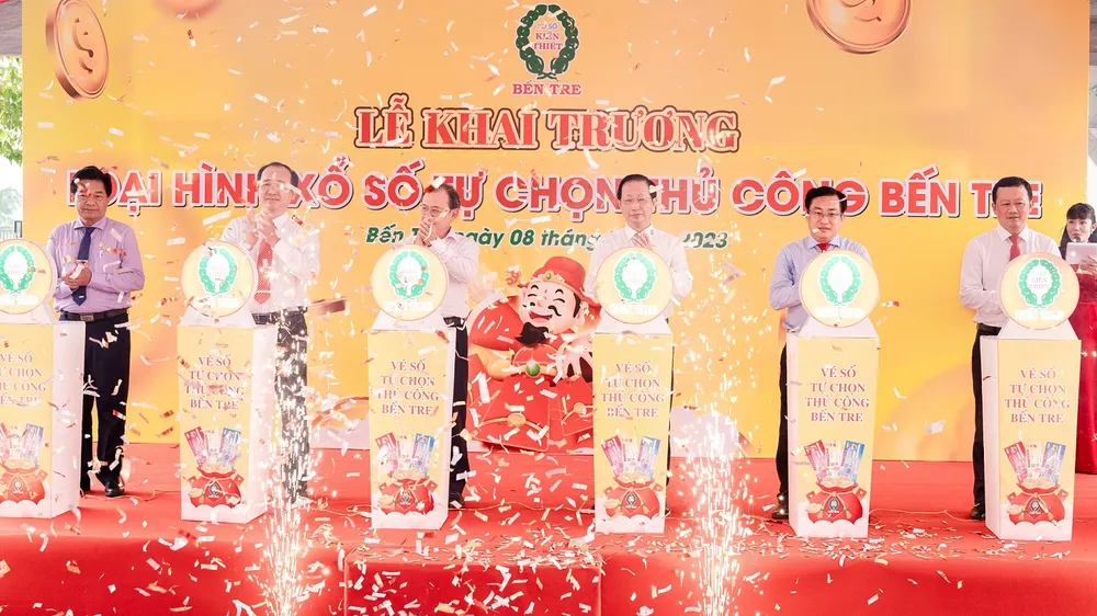 Công Ty TNHH MTV XSKT Bến Tre ra mắt loại hình xổ số tự chọn thủ công