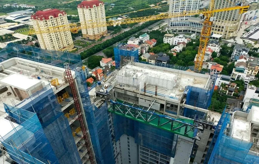Heritage West Lake hợp long hệ module chính hạng mục Cầu trên không
