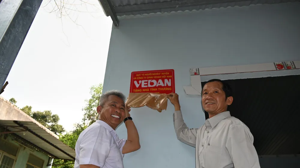 Vedan Việt Nam trao tặng hai căn nhà tình thương tại huyện Nhơn Trạch, tỉnh Đồng Nai