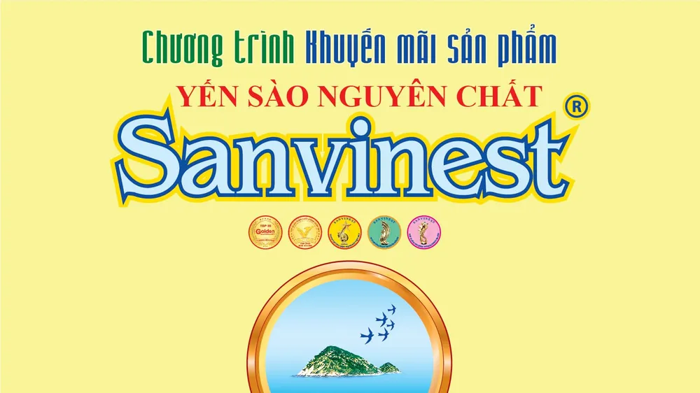 Sản phẩm Yến sào nguyên chất Sanvinest khuyến mãi tháng 3