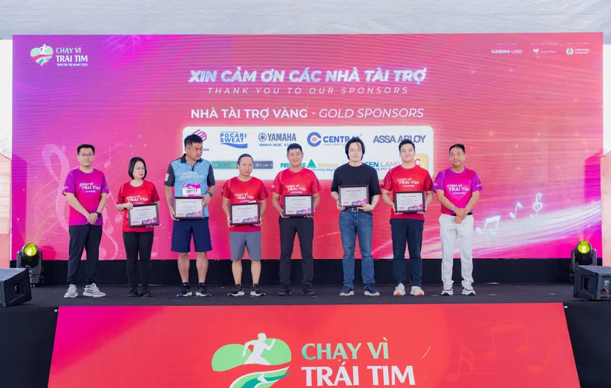 Tập đoàn Xây dựng Hòa Bình đồng hành cùng sự kiện “Chạy vì trái tim”