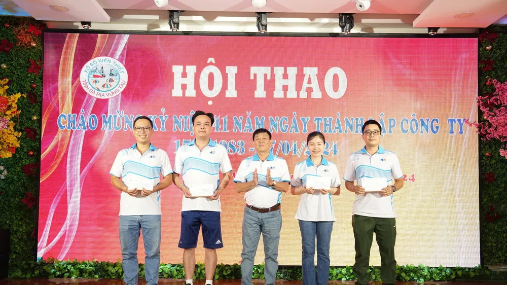 Công ty XSKT Bà Rịa - Vũng Tàu tổ chức hội thao năm 2024