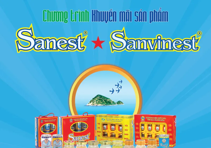Chương trình khuyến mại Sản phẩm Sanest & Sanvinest tháng 4-2024