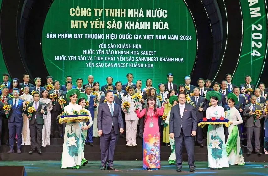 Yến sào Khánh Hòa lần thứ 4 liên tiếp đạt Thương hiệu Quốc gia