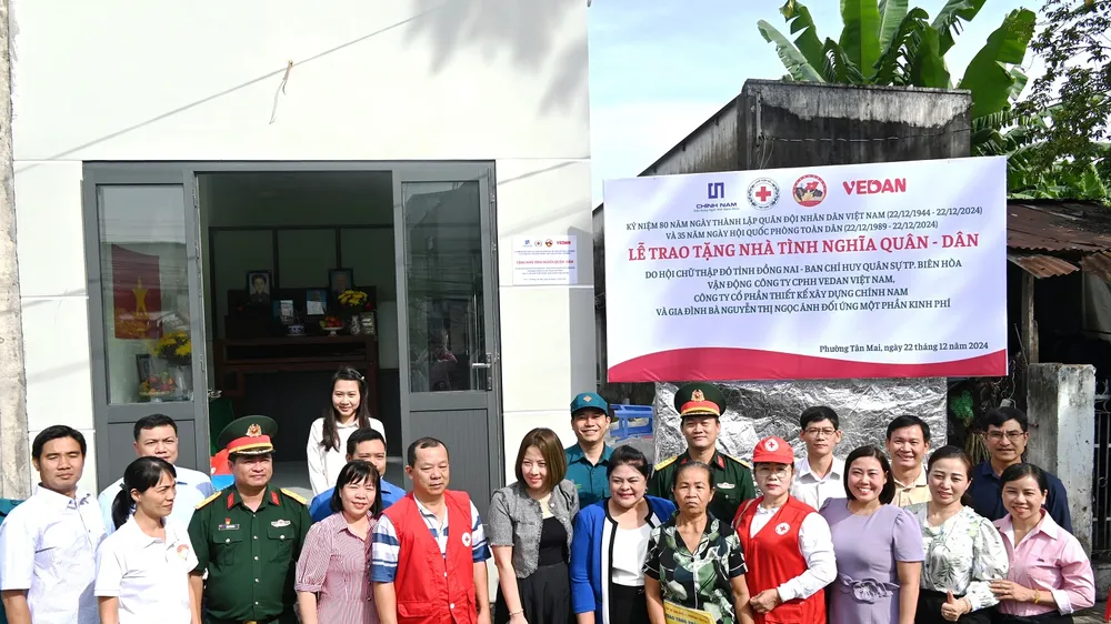 Công ty Vedan Việt Nam chung tay xây dựng thêm 3 ngôi nhà mơ ước tại tỉnh Đồng Nai