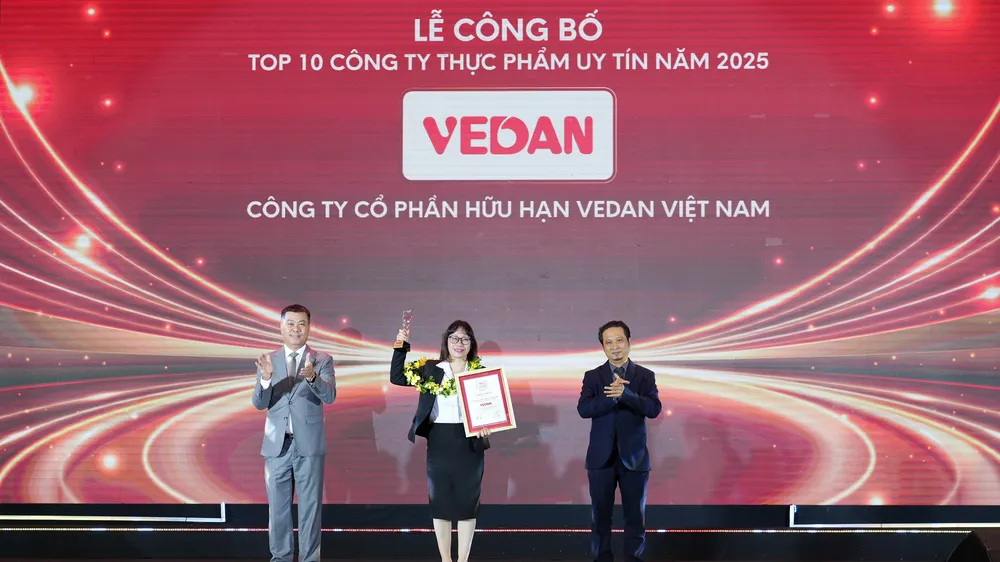 Vedan Việt Nam - 8 năm liên tiếp lọt top 10 công ty uy tín ngành thực phẩm