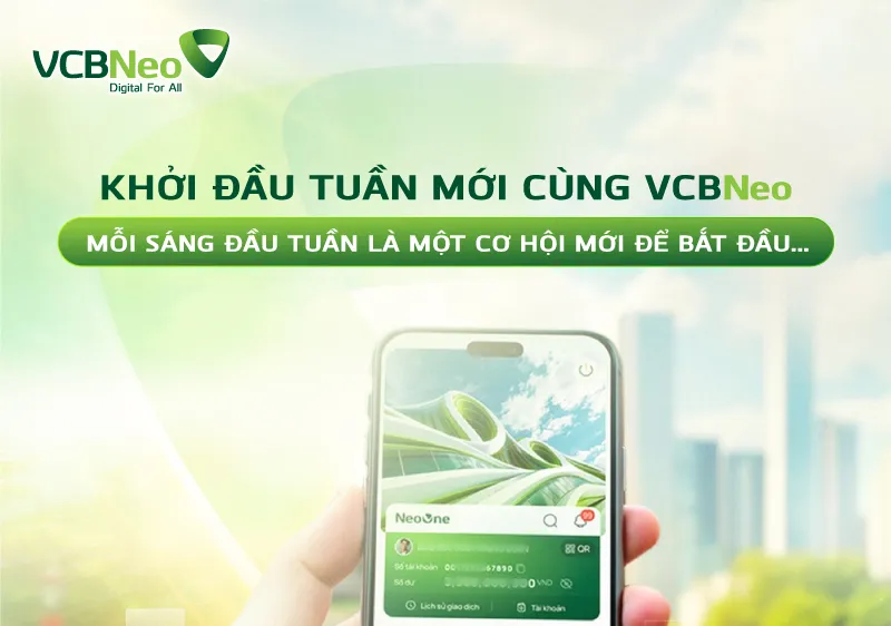 VCBNeo được bổ sung nội dung hoạt động vào Giấy phép