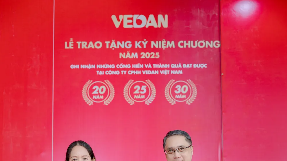Công ty Vedan Việt Nam tri ân 194 nhân viên gắn bó hơn 3 thập kỷ
