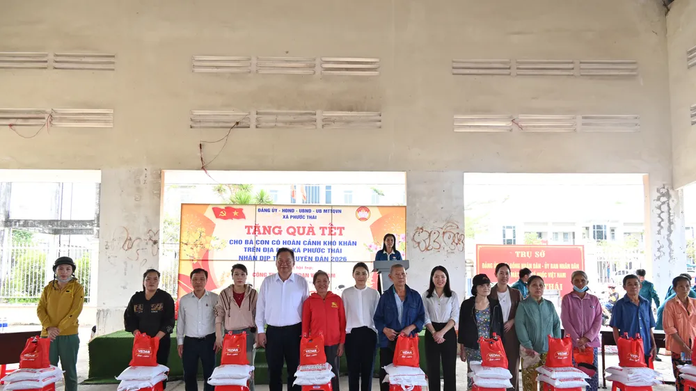 Vedan Việt nam trao hơn 1.000 phần quà nhân dịp Tết Bính Ngọ 2026