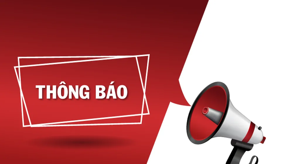 Thông báo về việc công bố nội dung đăng ký doanh nghiệp