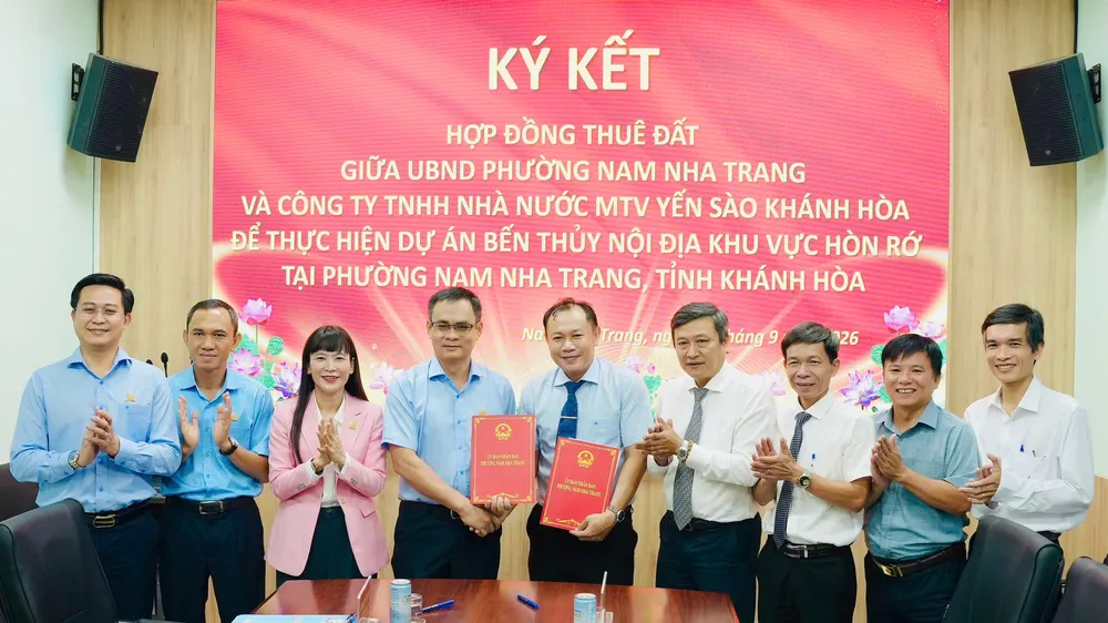 Công ty Yến Sào Khánh Hoà thực hiện Dự án bến thuỷ nội địa khu vực Hòn Rớ