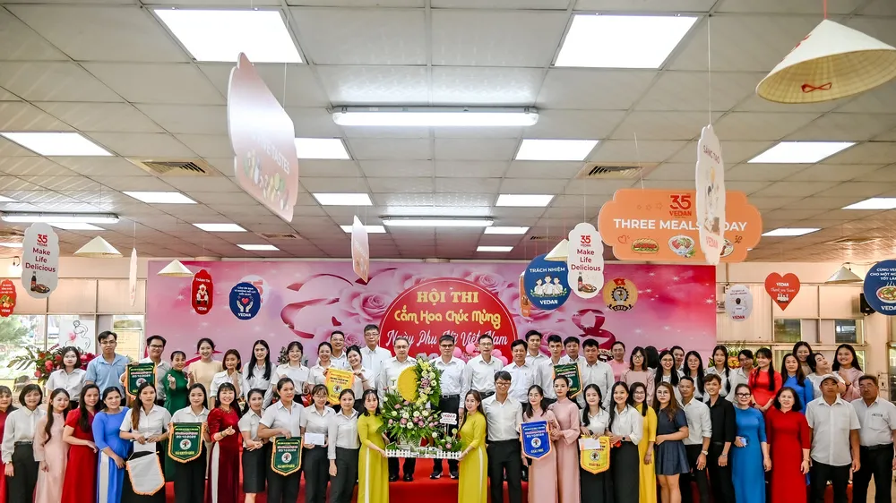 Vedan Việt Nam tổ chức Hội thi cắm hoa nhân Ngày Phụ nữ Việt Nam 20-10