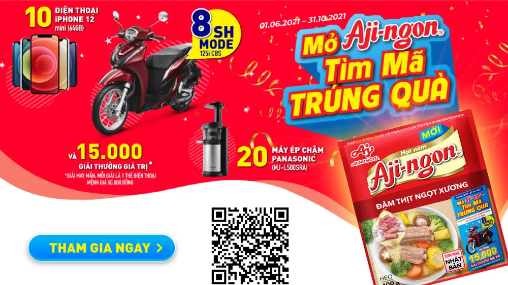 Món ăn đậm đà từ vị đầu – ngon lâu đến hậu vị với hạt nêm Aji-ngon® Heo – đậm thịt ngọt xương