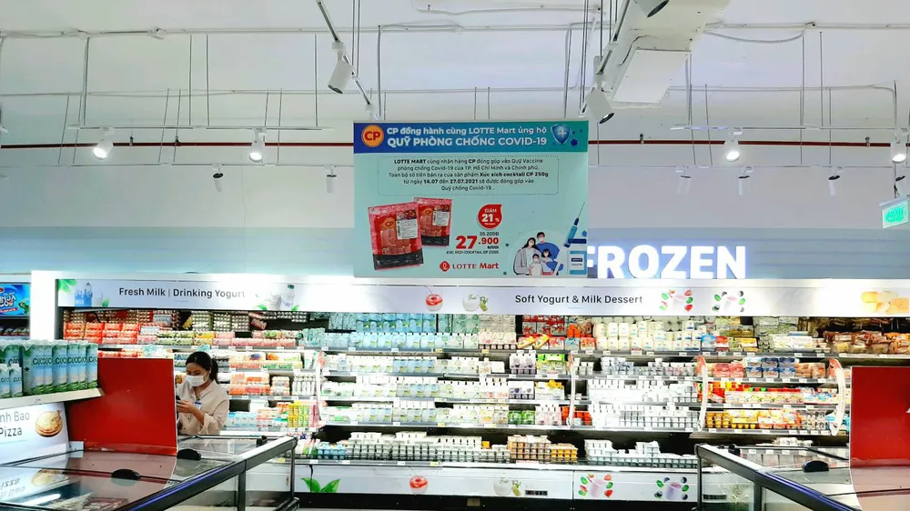 Lotte Mart hợp tác với CP, Vifon cùng Việt Nam chống dịch