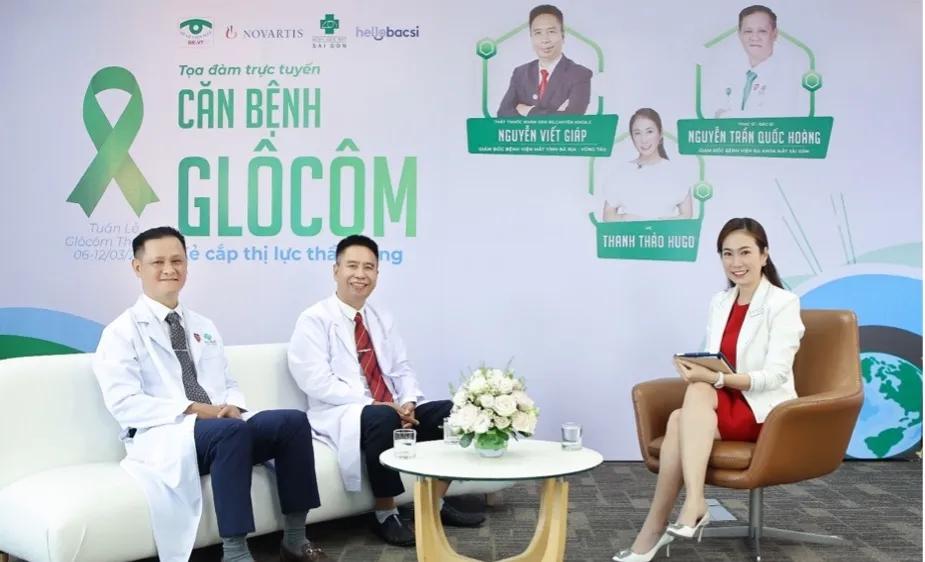 Tọa đàm trực tuyến “Căn bệnh Glôcôm – Kẻ cắp thị lực thầm lặng”