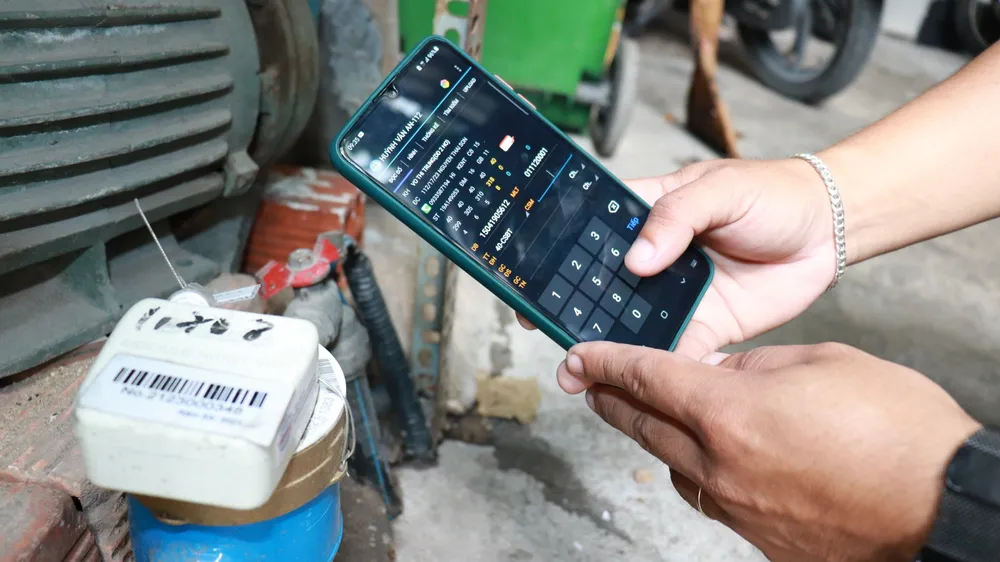 Đồng hồ nước thông minh được thí điểm gắn tại một số phường tại TP Thủ Đức