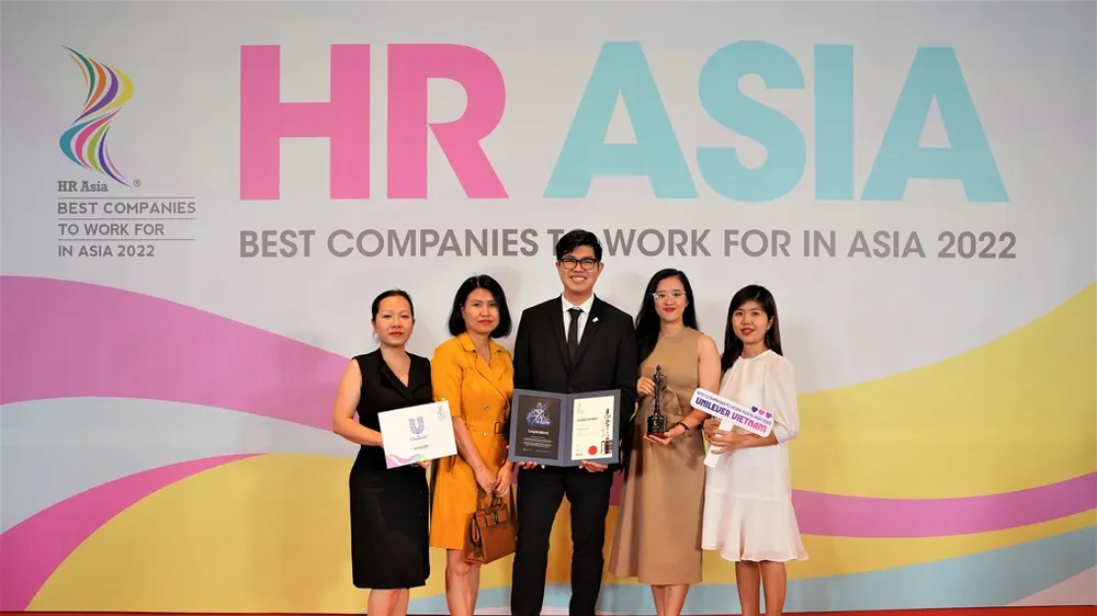 Unilever Việt Nam được vinh danh doanh nghiệp phát triển bền vững và nơi làm việc tốt nhất châu Á