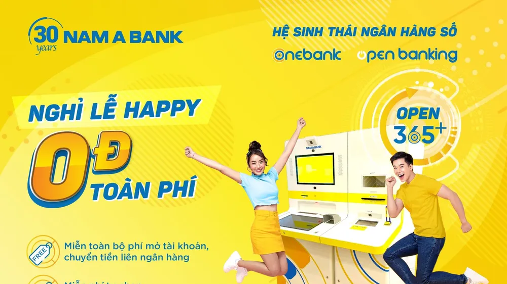 Ngân hàng giao dịch xuyên lễ, khách hàng an tâm tận hưởng