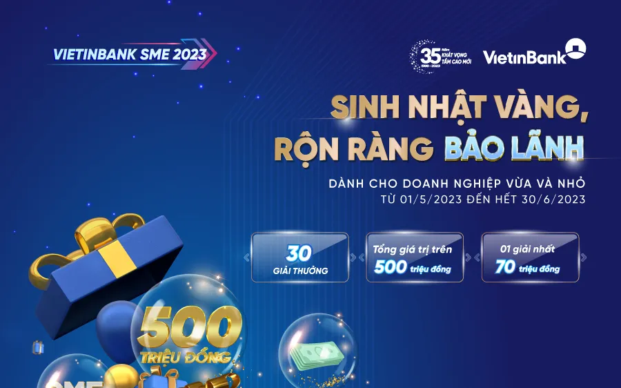 Mừng sinh nhật vàng, rộn ràng bảo lãnh