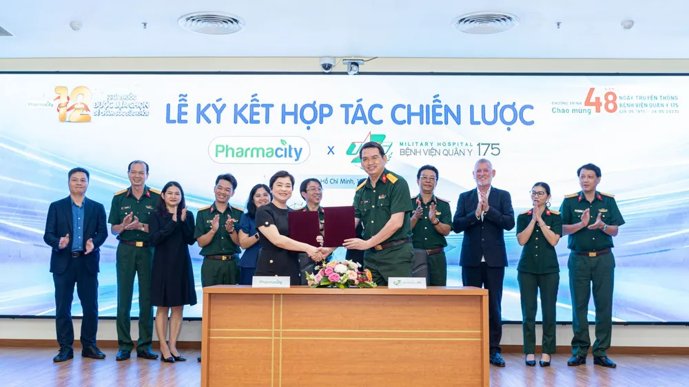 Pharmacity ký kết hợp tác chiến lược với Bệnh viện Quân y 175