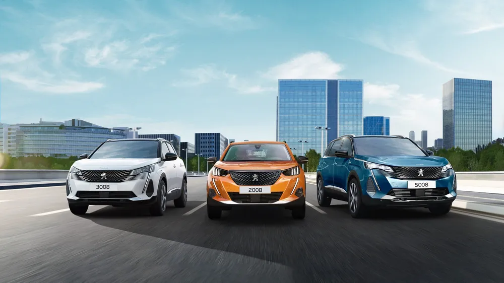 Bộ 3 SUV Peugeot bao gồm Peugeot 2008, Peugeot 3008 và Peugeot 5008