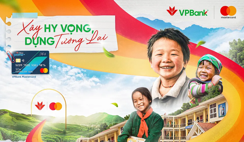 Sáng kiến do Mastercard và VPBank thực hiện nhằm mang đến cho các em nhỏ một nền móng phát triển vững chắc hơn