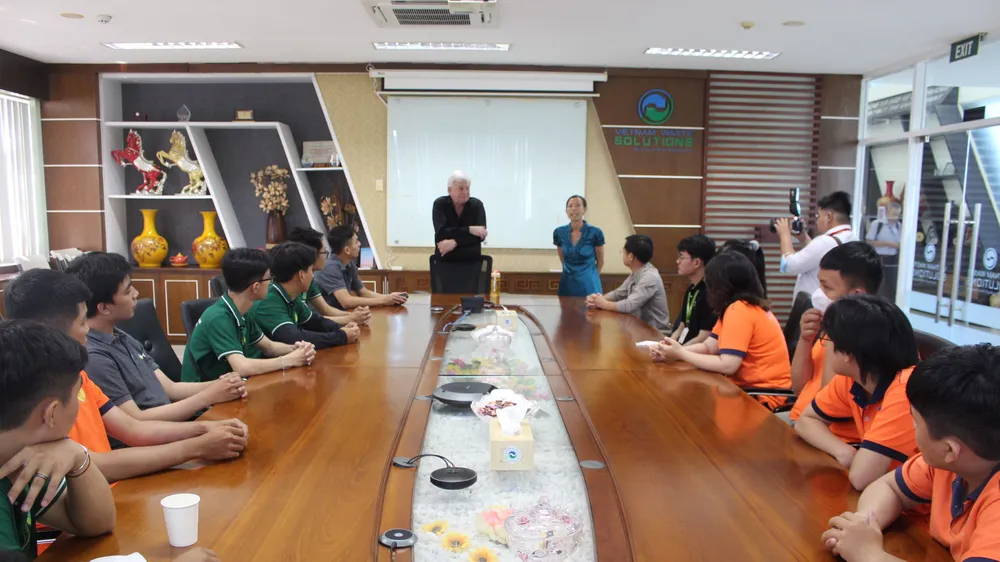 Ông Kevin Moore, Giám đốc Điều hành của Công ty VWS, chủ đầu tư Khu Liên hợp xử lý chất thải Đa Phước đã chia sẻ về quá trình đầu tư, vận hành của dự án
