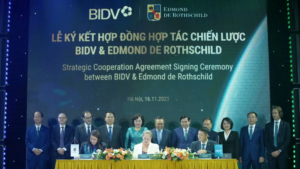 BIDV và Edmond de Rothschild hợp tác chiến lược cung cấp dịch vụ Private Banking hàng đầu Việt Nam